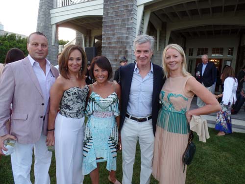 Lou Ruggiero, Rosanna Scotto, Alina Cho, John Thompson and Linda Wells.  Photo by:  Katlean De Monchy