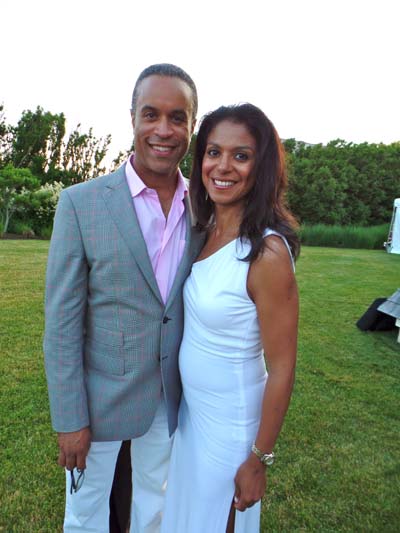 WCBS' Maurice Dubois  and Andrea Dubois.  Photo by:  Katlean De Monchy