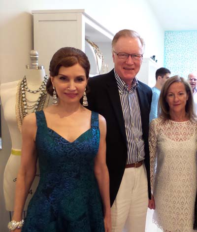 Jean Shafiroff,  Chuck Scarborough,  Owner of Sequin- LInda Renk .  Photo by:  katlean De Monchy