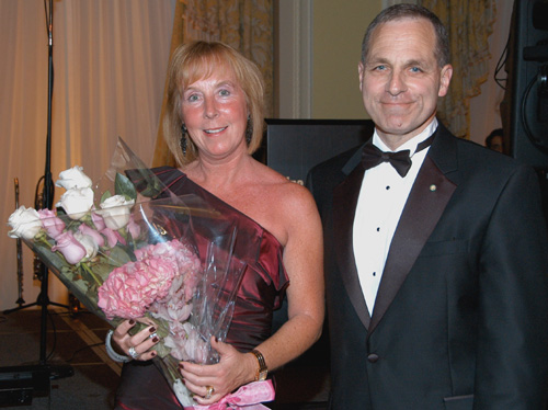 Marilyn Freeh and former FBI Director Louis Freeh, Il Circolo's Man-of-the-Year 2010 Photo by: Davidoff