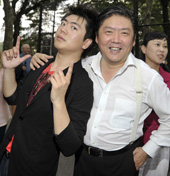 Lang Lang, Yu Long. Photo by: Patrick McMullan