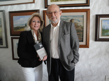Margaret Ajemian Ahnert with Dr. Jose' Sarukhan in Mexico City January 29th, 2011 event at the Museo Memoria YTolerancia      