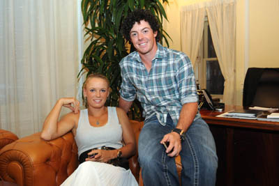 Caroline Wozniacki and Golfing Superstar Rory McIlroy
