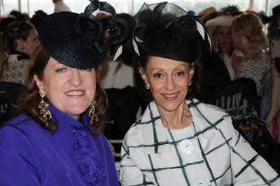 Glenda Bailey and Evelyn Lauder