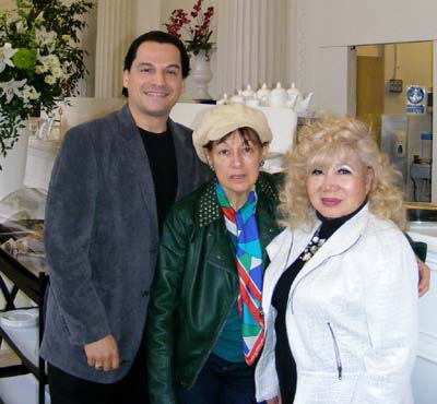 Brunch at Kensignton Palace with Bill Lanndis, Gloria T. Cressler & Baroness Maria Perry of London