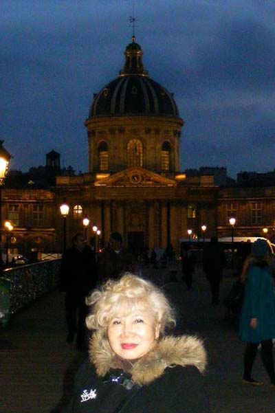 Gloria T. Cressler in Paris France.