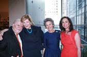 Vartan Gregorian, Agnes Gund, Chris Stern Hyman and Marcy Sandler