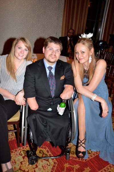 Olivia Springer with brother ans Honorary NMA Chairperson Nick Springer, Ulrika "Red" Nilsson
