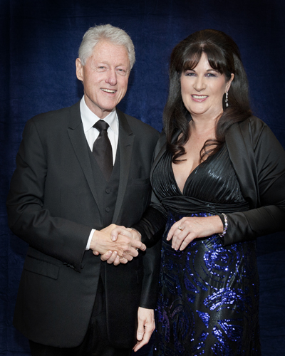 Tina O'Hagan, President Bill Clinton
