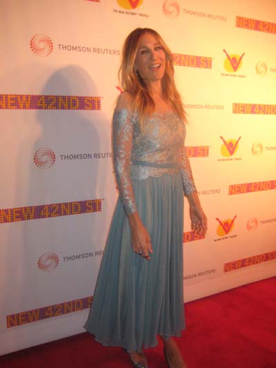 04-16-16 Sarah Jessica Parker at the New 42nd Street 25th Anniversary Gala at New 42nd Street Studios. 229 West 42nd St. Monday night 04-11-16.  Photo by:  Aubrey Reuben