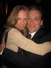 04-20-12 Cast members Christina Kirk and Jeremy Shamos at the opening night party "Clybourne Park" at Gotham Hall. 1356 Broadway. Thursday night 04-19-12