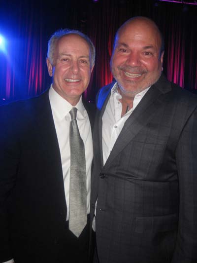 04-30-16 President & CEO of Actors Fund Joseph Benincasa (L) and honoree director/choreographer Casey Nicholaw who received the Actors Fund Medal of Honor at the Actors Fund Gala at the Marriott Marquis Hotel. 1535 Broadway. Monday night. 04-25-16.  Photo by:  Aubrey Reuben
