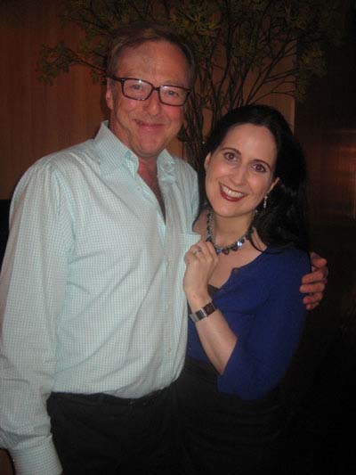 08-14-12 Cast members Edward Hibbert and Stephanie D'Abruzzo at the Summer Shorts 6th Annual Reception at Museum Tower. 15 West 53rd St. Monday night 08-13-12