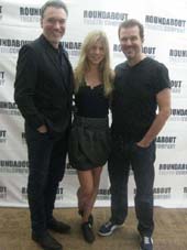 08-24-12 Cast members (L-R) Patrick Page. Cemence Poesy. Douglas Hodge at a photo op for "Cyrano De Bergerac"