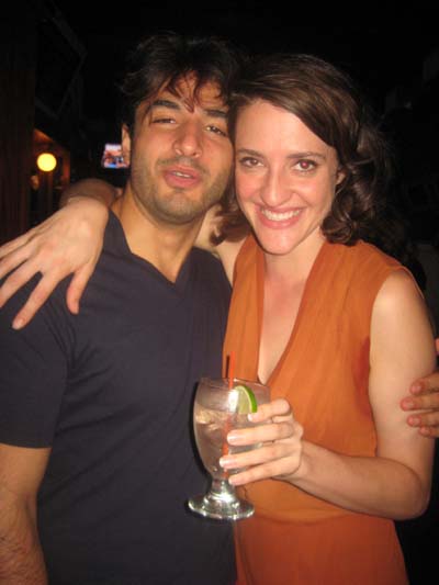 07-27-14 Cast members Michael Labbadia and Keilly McQuail at the opening night party of "Strictly Dishonorable" at South's. 273 Church St. Sunday night 07-26-14. Photo by: Aubrey Reuben