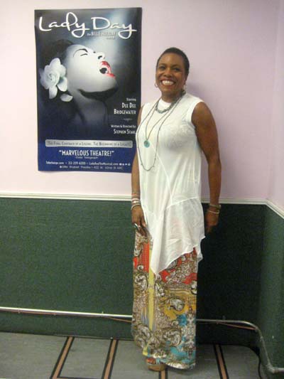 08-28-13 Cast member Dee Dee Bridgewater at a Meet & Greet for "Lady Day" at Ripley Grier Studios. 520 8th Ave. Tuesday morning 08-27-13. photo by: aubrey reuben