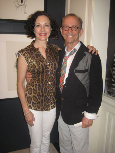 08-02-11 Bebe Neuwirth and Joel Grey at a reception following "Joel Grey & Jon Robin Baitz/in Conversation" at The Museum of the City of New York. 1220 Fifth Avenue. . Monday night 08-01-11