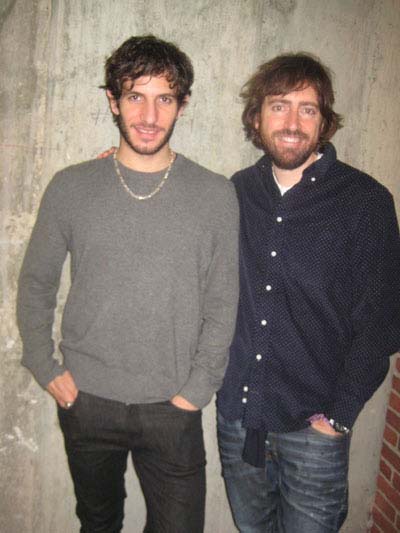 12-09-11 Actor Quin Gutierrez (L) and director Daniel Sanchez Arevalo at a press conference for Spanish Cinema Now at Instituto Cervantes New York. 211 East 49th St. Thursday morning 12-08-11