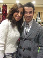 12-15-11 Wife Danielle and Kevin Jonas at the Sixth Annual Holiday Celebration to benefit St. Jude Children's Research Hospital at Brooks Brothers' flagship. 346 Madison Ave. Wednesday night 12-14-11