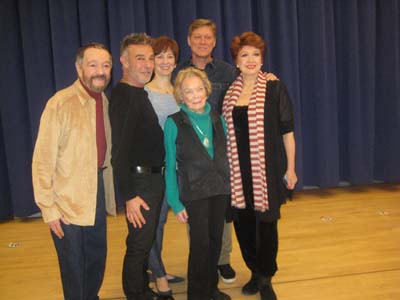 12-15-15 Stagers (L-R) Ed Kresley. director Wayne Cilento. Pamela Sousa. Gemze de Lappe. Robert La Fosse. Donna McKechnie at a press preview of "American Dance Machine for the 21st Century" at the New 42nd Street Studios. 229 West 42nd St.. Tuesday morning. 12-14-15.  Photo by:  Aubrey Reuben