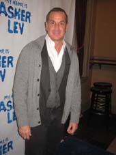 11-29-12 Matthew Lombardo at the opening night for "My Name is Asher Lev" at the Westside Theatre.