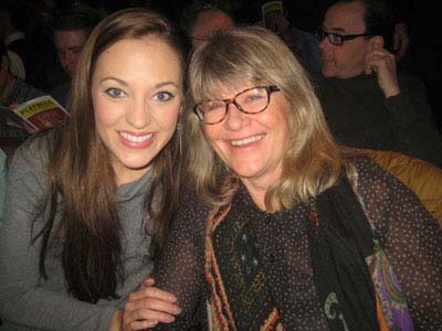 12-05-12 (L-R) Laura Osnes. Judith Ivey were two of the judges at the 24th Gypsy of the Year at the New Amsterdam Theatre. 214 West 42nd St. Tuesday afternoon 12-04-12