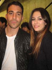 12-07-12 (L-R) Film actors Miguel Angel Silvestre and Blanca Suarez at a press conference for Spanish Cinema Now at the Instituto Ceravntes. 211 East 49th St.