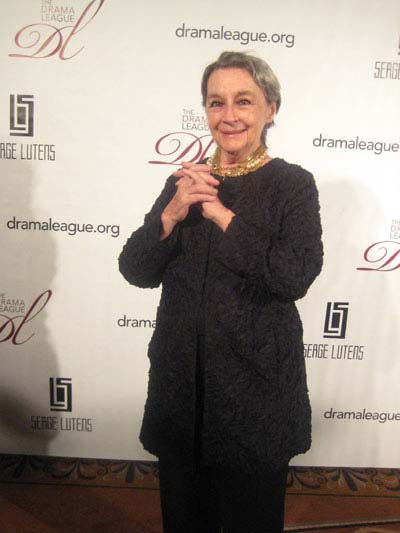 02-08-13 Zoe Caldwell at the Drama League's 29th Annual Musical Celebration of Broadway at The Pierre Hotel. 2 East 61st St. Monday night 02-11-13
