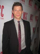 02-18-13 Cast member Matt Lauria at the opening night party of "Really Really" at 49 Grove. 49 Grove St. Tuesday night 02-19-13