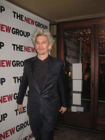 02-08-13 Cast member Ethan Hawke at the opening night party of "Clive" on the West Bank Cafe. 407 West 42nd St. Thursday night 02-07-13
