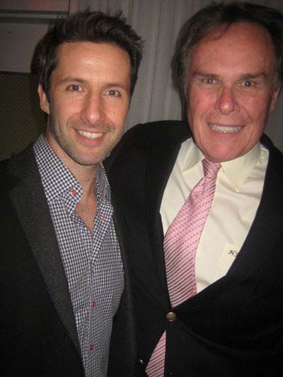 01-17-12 Cast member Marco Zunino (L) and the Ambassador of Peru Harold Forsyth at a Post- Show Celebration for Marco's debut in Chicago" at the Sky Room. 330 West 4oth St. Monday night 01-16-12