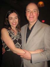 01-21-13 (L-R) Playwright Laura Marks. cast member/husband Ken Marks at the opening night party for "Bethany" at the City Center Studio 5. 150 West 56th St. Sunday night 01-20-13