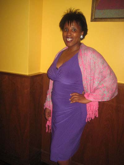 07-13-12 Cast member Melanie Marshall at the opening night party for "Fela!" at B. Smith restaurant. 320 Weest 46th St. Thursday night 07-12-12