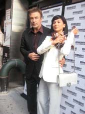 06-15-12 Alec Baldwin and Hilaria Thomas at the opening night for "Harvey" at Studio 54. 254 West 54th St. Thursday night 06-14-12
