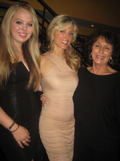 07-08-11 (L-R) Daughter Tiffany Trump cast member Marla Maples mother Ann Maples at the new cast party for "Love Loss and What I Wore" at B. Smith's Restaurant