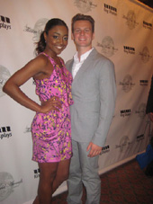 06-08-11 Patina Miller and Jonathan Groff at the 67th Annual Theatre World Awards at the August Wilson Theatre. 245 West 52nd St. Tuesday afternoon 06-07-11