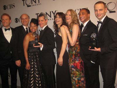06-11-12 2012 Tony winner producer. playwright & cast of "Clybourne Park" at the 66th Annual Tony Awards in the media room at the Jewish Community Center on Amsterdam Ave & 75th St. Sunday night 06-08-12