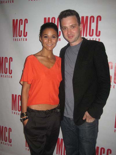 06-15-12 Cast members Emmanuelle Chriqui and Eddie Kaye Thomas at the party to celebrate "The Heart of the Matter" at Ramscale. 463 West St. Thursday night 06-14-12