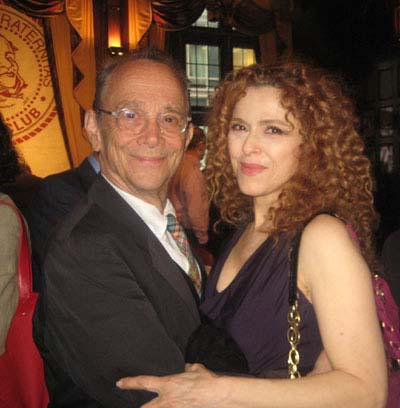 06-15-12 Joel Grey. Bernadette Peters at The Theater Hall of Fame 2012 Fellowship Luncheon Saluting Joel Grey at the New York Friars Club. 57 East 55th St. Friday afternoon 06-15-12