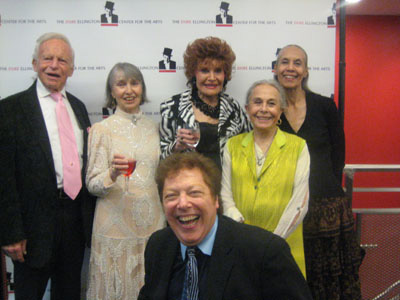 06-14-11 (L-R) Erwin Drake. Helen Gallagher. Edith Drake. Marge Champion. Carmen De Lavallade. (in front) Robert Blume at a reception at the 1st Annual Duke Ellington "Beyond Category" Award which was presented to legendary dancer/choreographer Donald Saddler at Merkin Concert Hall. 129 West 67th St. 