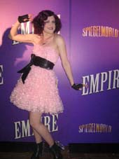 06-01-01 Cast member Celina Carvajal at the opening party for "Empire" at Spiegelworld. 265 West 45th St. Thursday night 06-01-12
