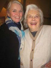 03-08-12 Susan Hilferty (L) and Lois Smith at "Celebrating Our Legacy" an Oral History Photographic Exhibition of The League of Professional Theatre Women at the New York Public Library for the Performing Arts at Lincoln Center.
