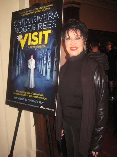 03-25-15 Cast member Chita Rivera at a press event for "The Visit" at the Lyceum Theatre. 149 West 45th St. Tuesday afternoon. 03-24-15.  Photo by:  Rose Billings/Blacktiemagazine.com