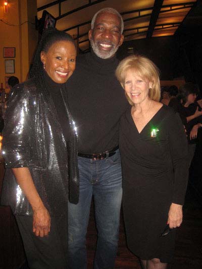 03-02-12 (L-R) B. Smith. Dan Gasby. producer Daryl Roth at the new cast party of "Love. Loss. and What I Wore" at B. Smith's Restaurant. 320 West 46th St. Thursday night 03-01-12
