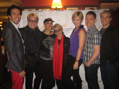 05-09-13 (L-R) Josh Rhodes. Chet Walker. Mercedes Ellington. Anne Marie d"Angelo. Caitlin Carter, Tim Fedele. Alex Sanchez at the Career Transition For Dancers "Between-Shows-Get-Together" at Sardi's. 234 West 44th St. Wednesday afternoon. 05-08-13