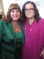 05-14-13 Charlotte St. Martin (L) who received an award at the Women's Project Theater's 2013 Women of Achievement Awards Gala and presenter Rosie O'Donnell at Three Sixty. 10 Debrosses St. Monday night. 05-13-13