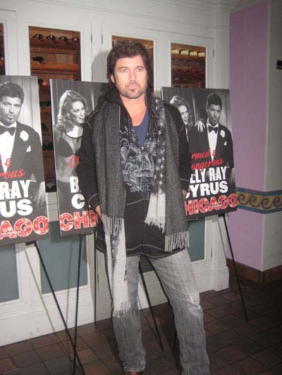 11-06-12 Cast member Billy Ray Cyrus in "Chicago" at a welcome party for Cyrus at Victor's Cafe. 236 West 52nd St. Monday night 11-05-12