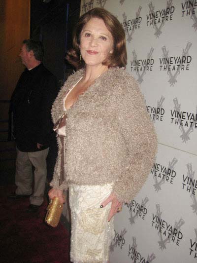 10-12-11 Cast member Linda Lavin at the opening night of "The Lyons" at the Vineyard Theatre. 108 East 15th St. Tuesday night 10-11-11