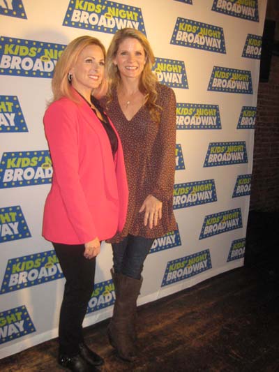 10-29-15 Kids' Night On Broadway Ambassadors Marlee Matlin (L) and Kelli O'Hara at a press conference announcing the 20th Kids' Night On Broadway for Tuesday. February 9. 2016 at Southern Hospitality. 645 Ninth Avenue. Wednesday morning. 10-28-15.  Photo by:  Aubrey Reuben