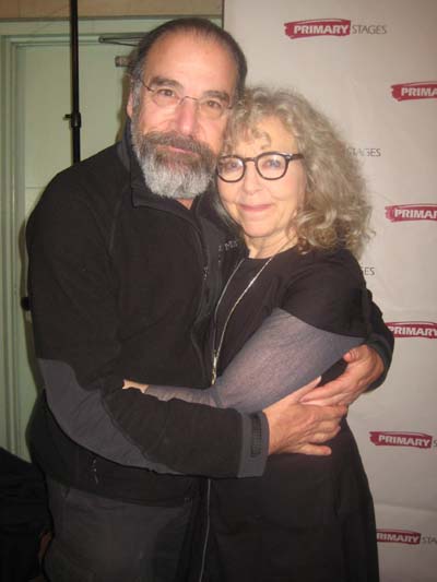 10-16-13 Mandy Patinkin and wife/cast member Kathryn Grody at the opening night party for "The Model Apartmentl" at Sarabeth's. 40 Central Park South. Tuesday night 10-15-13. photo by: aubrey reuben